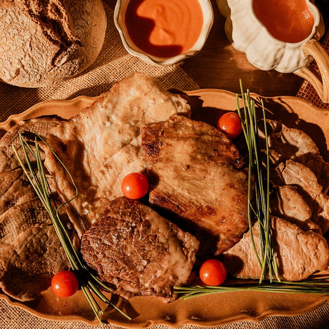 Selezione di carne per barbecue