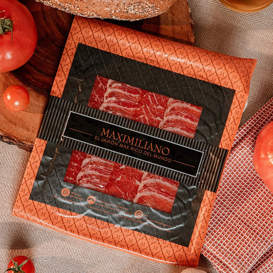 Case of Maximiliano Pork Loin 100gr Machine Sliced