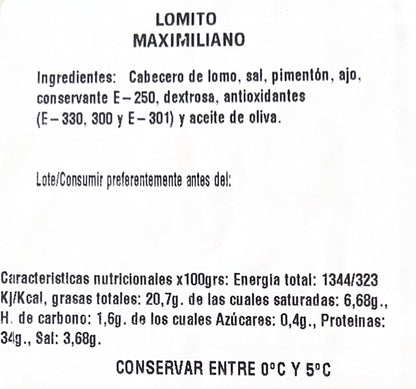 Maximiliano Tenderloin 300gr. piece